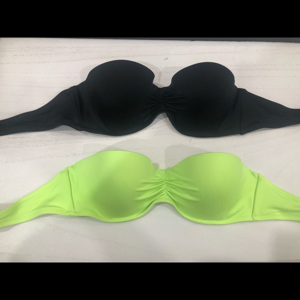 Victoria Secret Bandeau Swim Tops, 2 pack